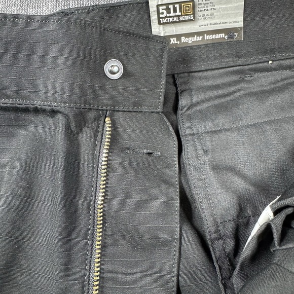 5.11 Tactical Men's Pants Ripstop TDU Relaxed Fit XL Black 74003 - Picture 13 of 16